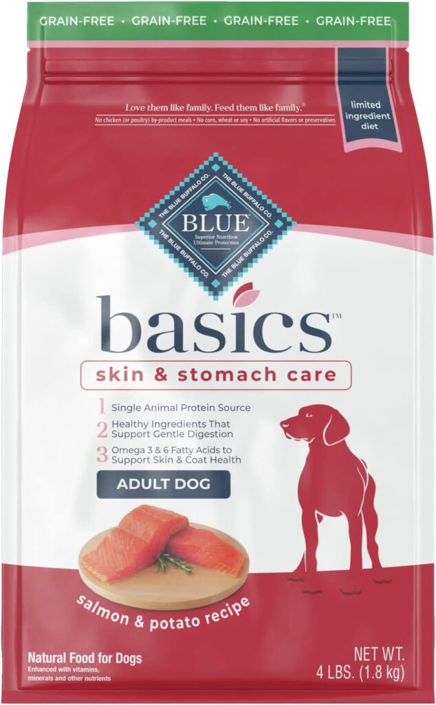 Blue Basics Limited Ingredient Diet Adult Grain-Free Salmon and Potato Recipe Dry Dog Food