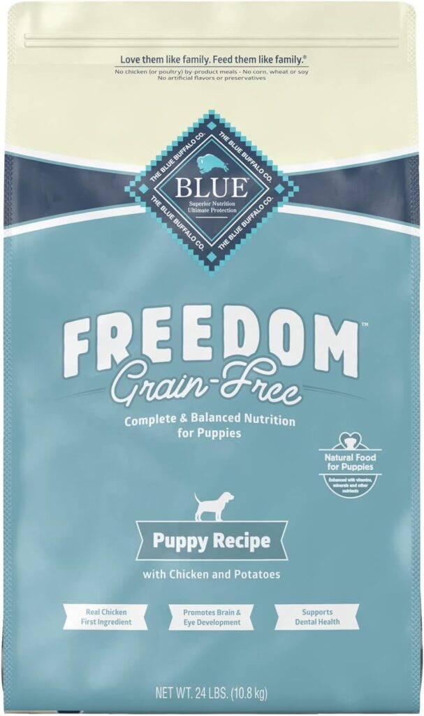 Blue Freedom Puppy Grain-Free Chicken and Potatoes Recipe Dry Dog Food