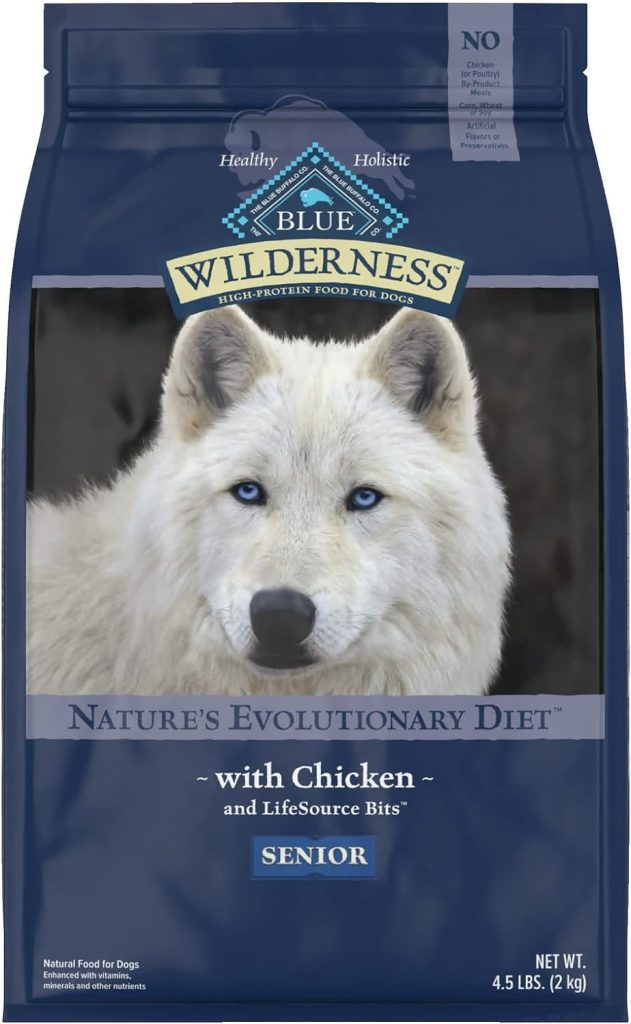 Blue Wilderness Senior Chicken Recipe Dry Dog Food
