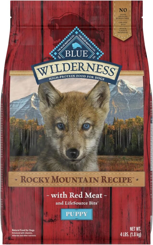 Blue Wilderness Rocky Mountain Recipe Puppy Red Meat Recipe Dry Dog Food