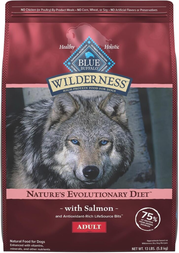Blue Wilderness Adult Salmon with Grains Recipe Dry Dog Food