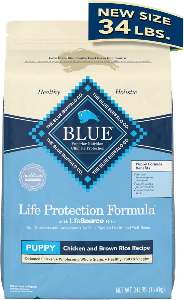 Blue Life Protection Formula Puppy Chicken and Brown Rice Recipe Dry Dog Food