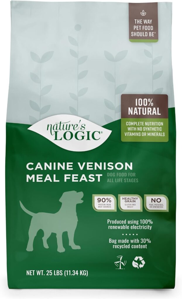Nature’s Logic Canine Venison Meal Feast Dry Dog Food