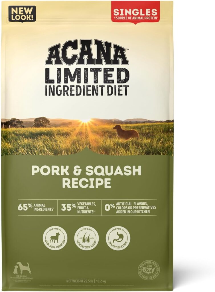 Acana Singles Limited Ingredient Diet Pork & Squash Recipe Dry Dog Food