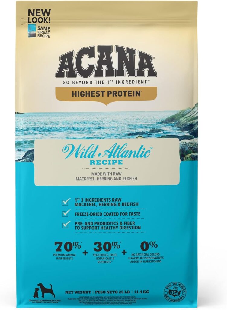 Acana Highest Protein Wild Atlantic Recipe Dry Dog Food