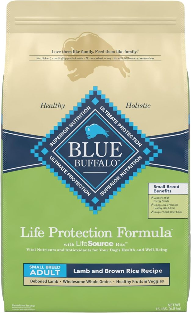 Blue Life Protection Formula Adult Small Breed Lamb and Brown Rice Recipe Dry Dog Food