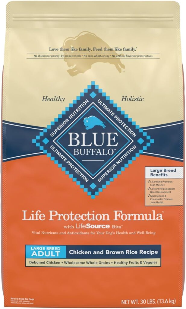 Blue Life Protection Formula Adult Large Breed Chicken and Brown Rice Recipe Dry Dog Food