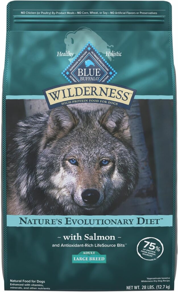 Blue Wilderness Large Breed Adult Salmon Recipe Dry Dog Food