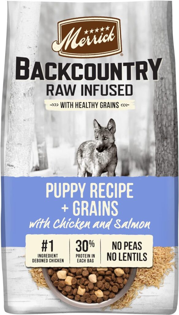 Merrick Backcountry Raw Infused Puppy Recipe + Grains Dry Dog Food
