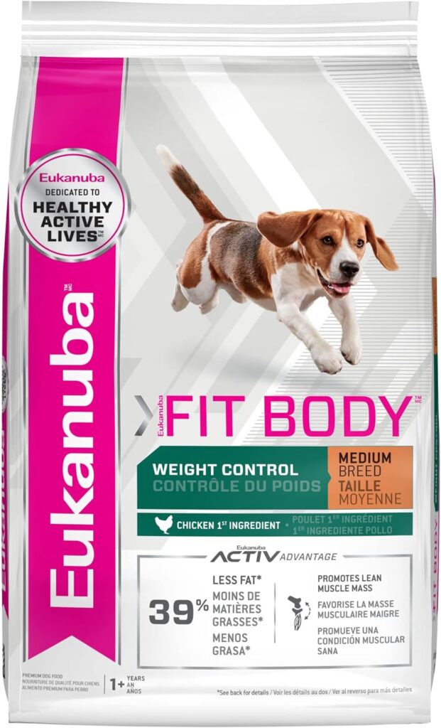Eukanuba Fit Body Medium Breed Weight Control Dry Dog Food