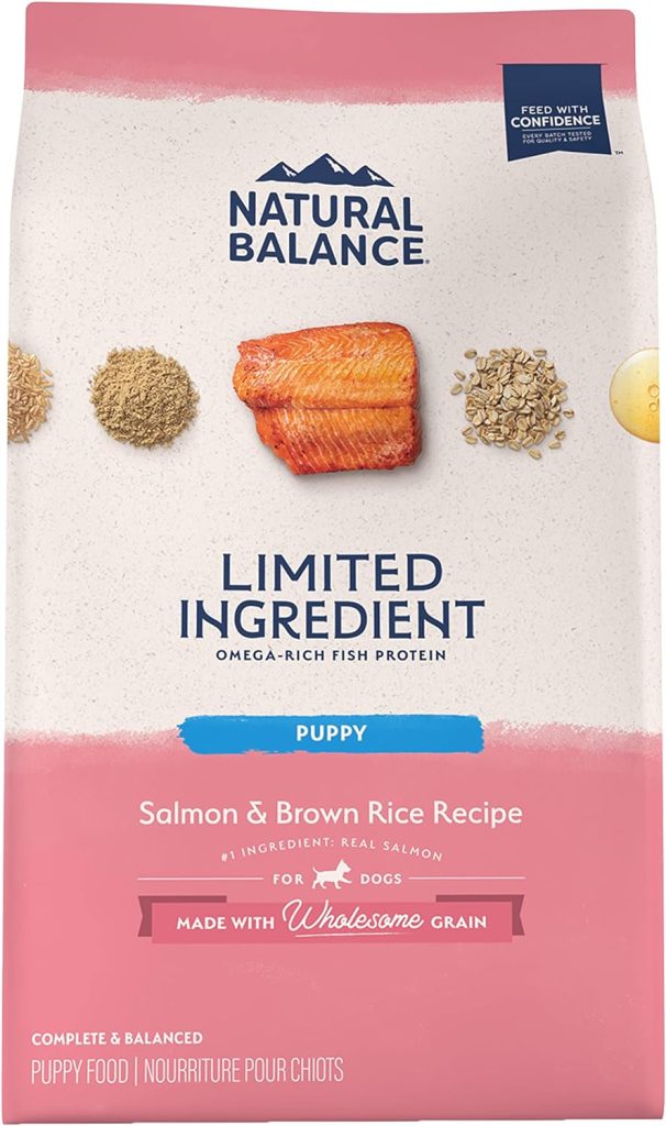 Natural Balance L.I.D. Limited Ingredient Diets Salmon & Brown Rice Puppy Dry Dog Food