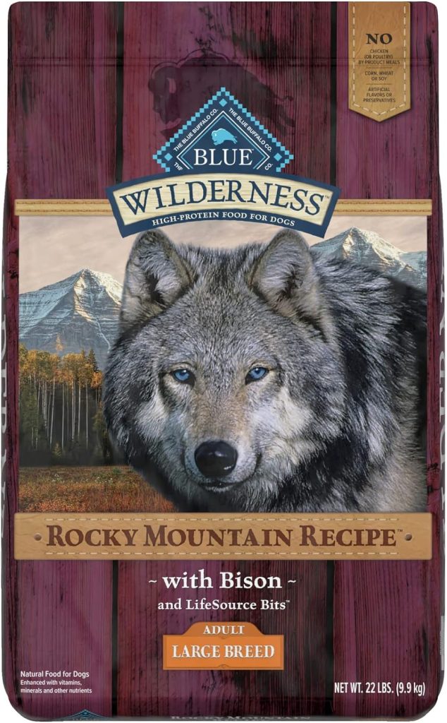 Blue Wilderness Rocky Mountain Recipe Large Breed Adult Bison Dry Dog Food