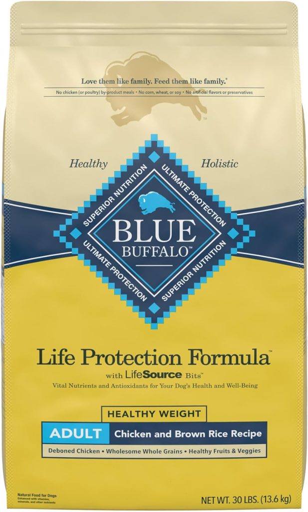 Blue Life Protection Formula Adult Healthy Weight Chicken and Brown Rice Recipe Dry Dog Food