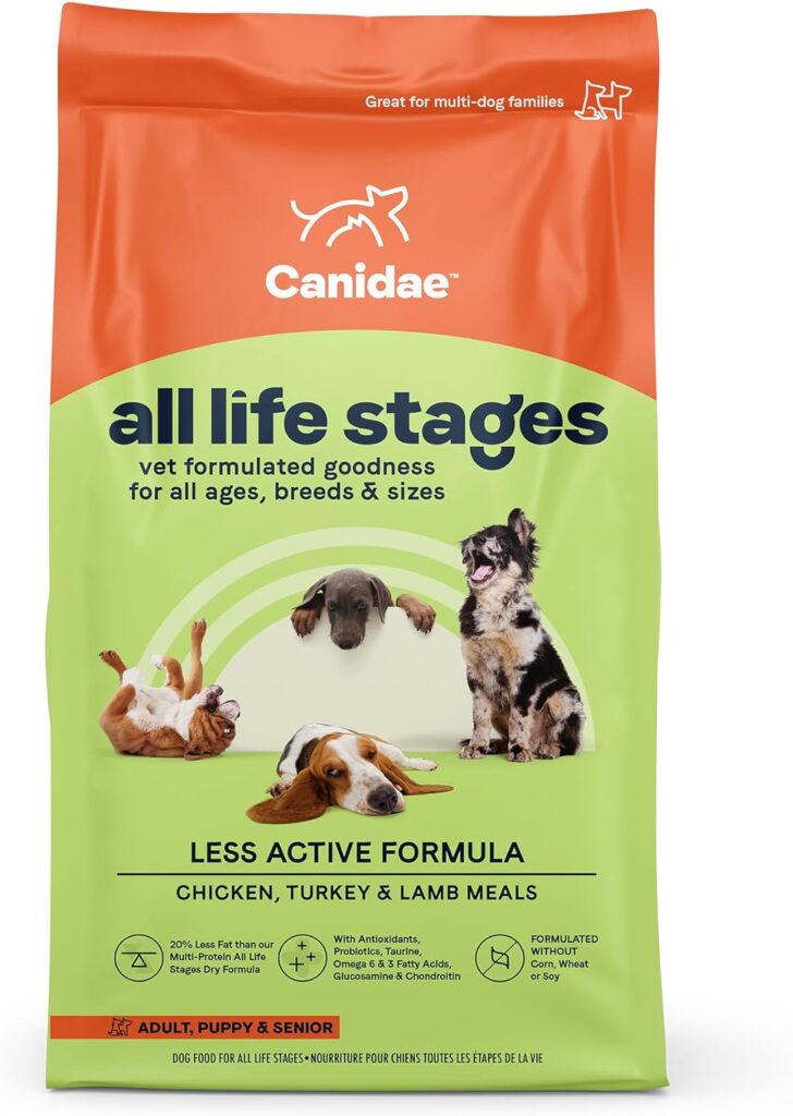 Canidae All Life Stages Less Active Formula Canidae Platinum Chicken, Turkey, Lamb, & Fish Meals Dry Dog Food