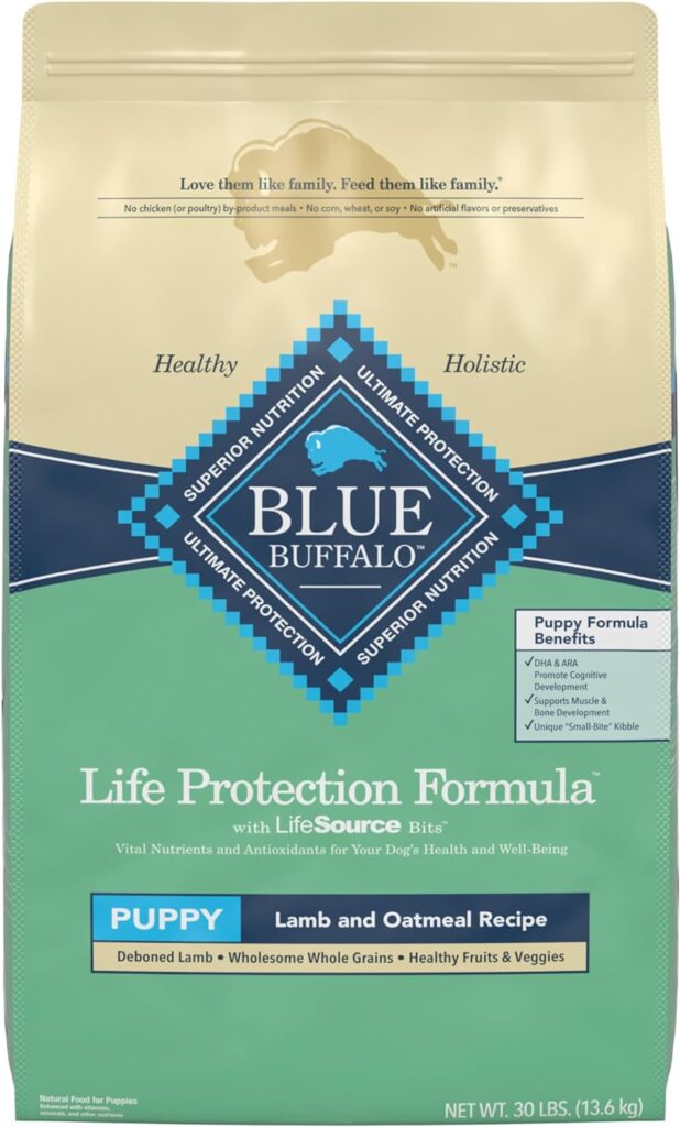 Blue Life Protection Formula Puppy Lamb and Oatmeal Recipe Dry Dog Food