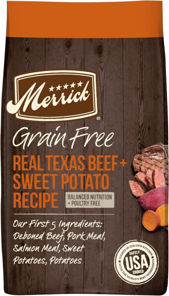 Merrick Grain-Free Real Texas Beef + Sweet Potato Recipe Dry Dog Food