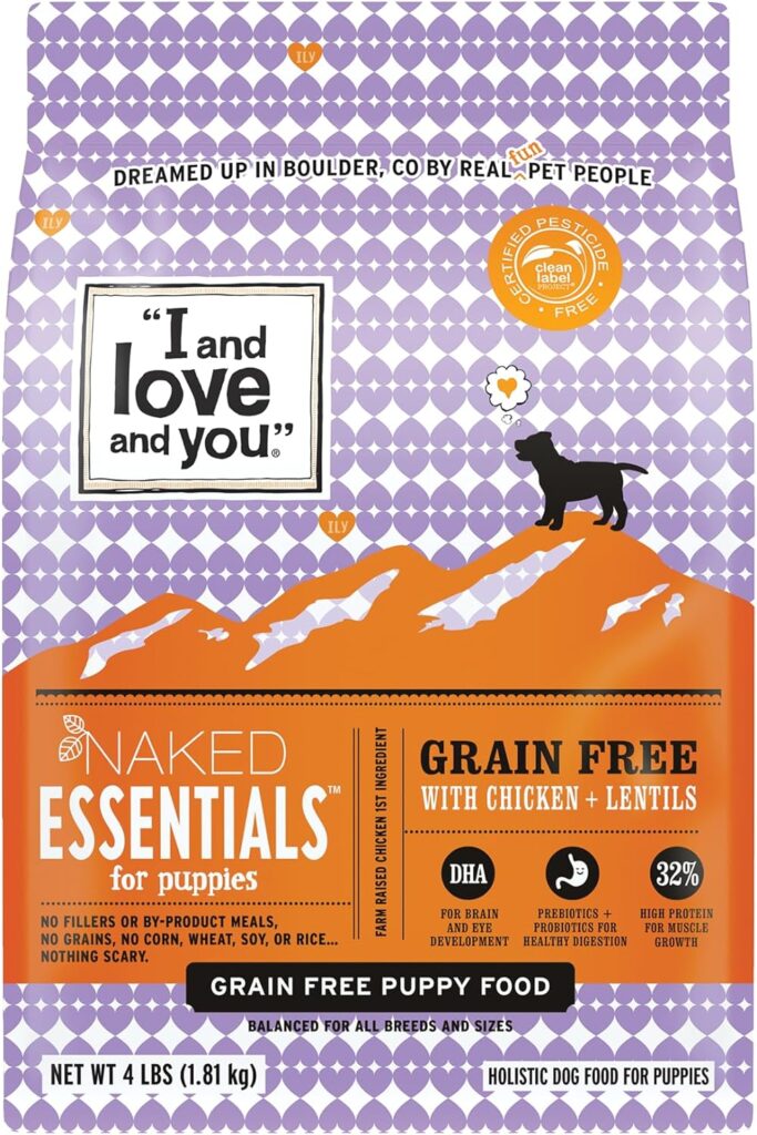 I and Love and You Naked Essentials Puppy Grain-Free with Chicken + Lentils Dry Dog Food