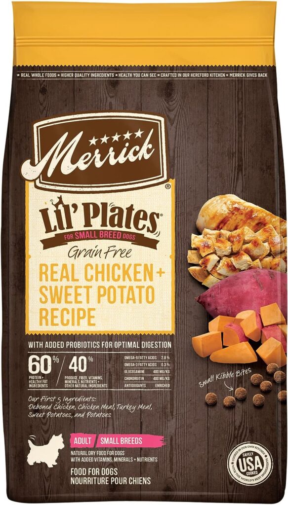 Merrick Lil’ Plates Grain-Free Real Chicken + Sweet Potatoes Recipe Dry Dog Food