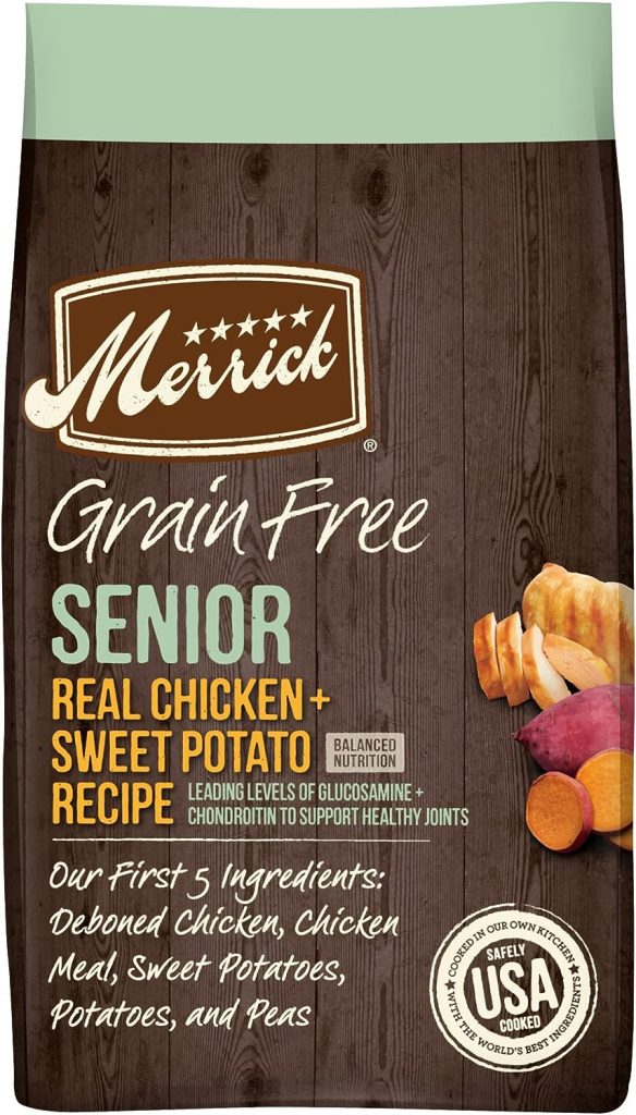 Merrick Grain-Free Senior Real Chicken + Sweet Potato Recipe Dry Dog Food