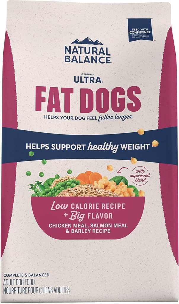 Natural Balance Fat Dogs Low Calorie Dry Dog Food
