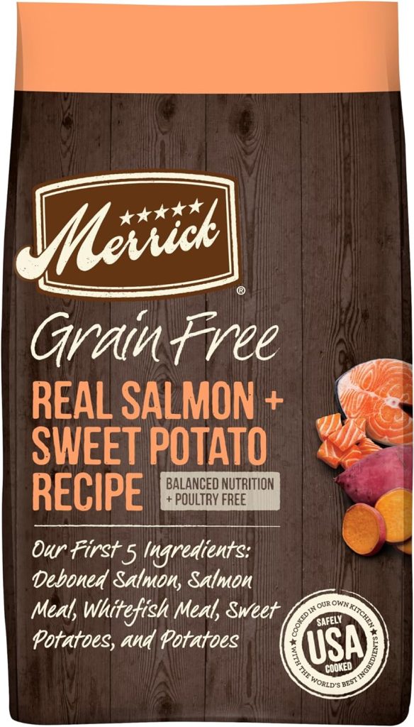 Merrick Grain-Free Real Salmon + Sweet Potato Recipe Dry Dog Food