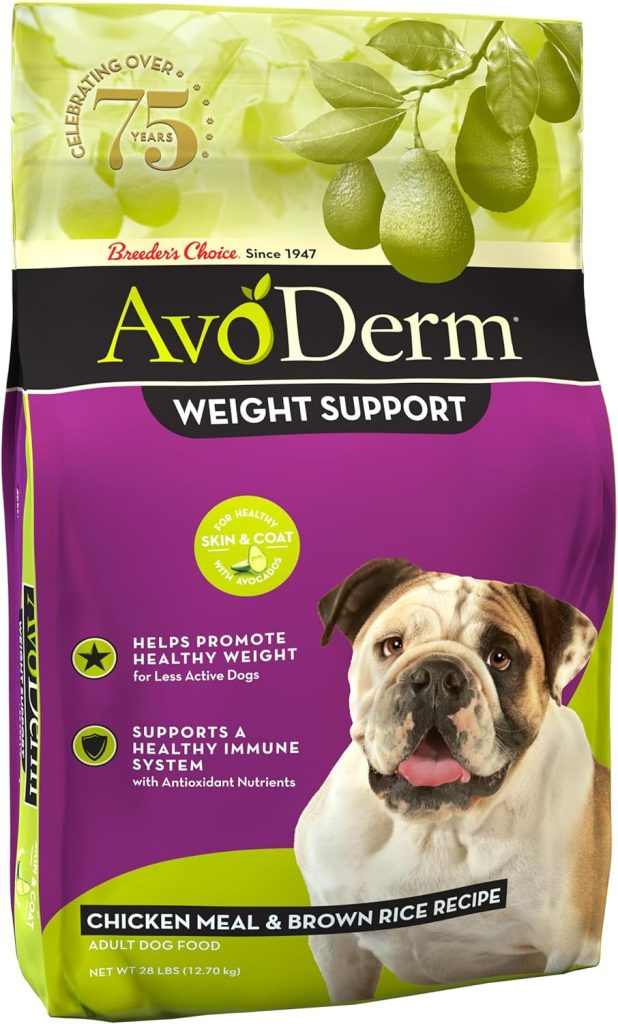 AvoDerm Weight Support Chicken Meal & Brown Rice Recipe Dry Dog Food