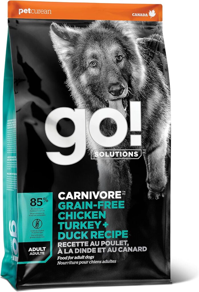 Go! Solutions Carnivore Grain-Free Chicken, Turkey + Duck Adult Recipe Dry Dog Food