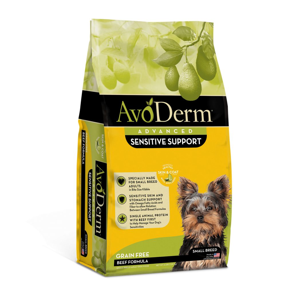 AvoDerm Advanced Sensitive Support Grain-Free Small Breed Beef Formula Dry Dog Food