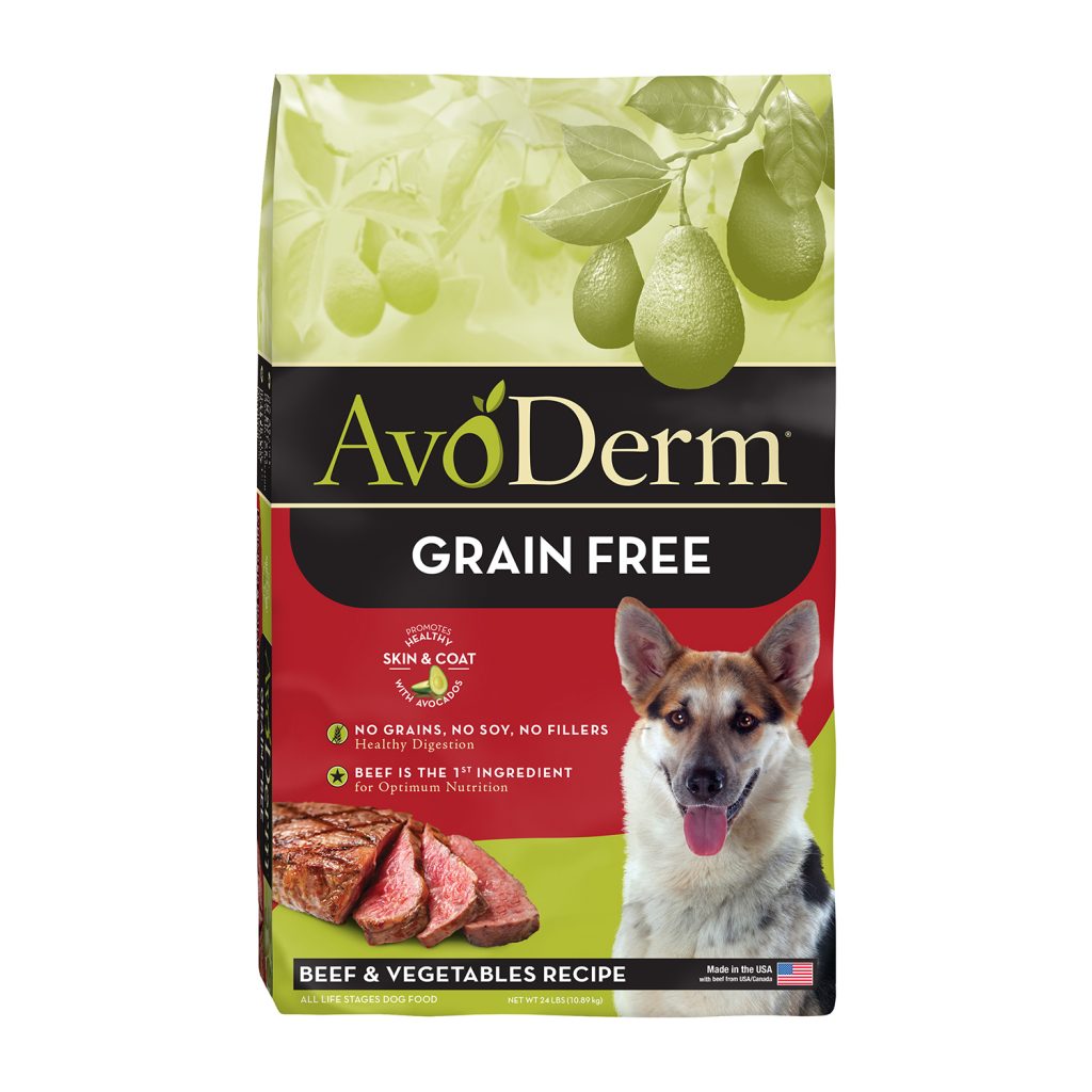 AvoDerm Grain-Free Beef & Vegetables Recipe Dry Dog Food