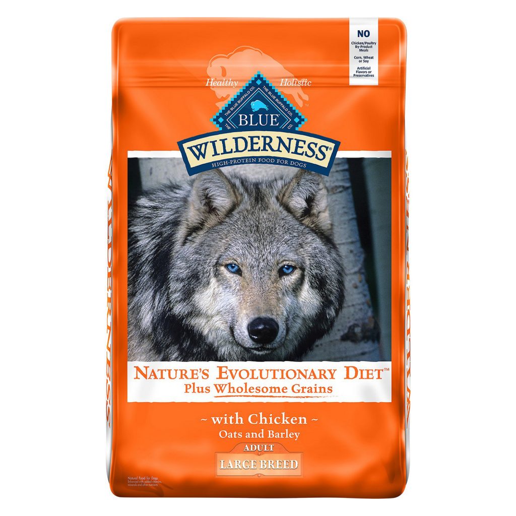 Blue Wilderness Large Breed Adult Chicken plus Wholesome Grains Recipe Dry Dog Food