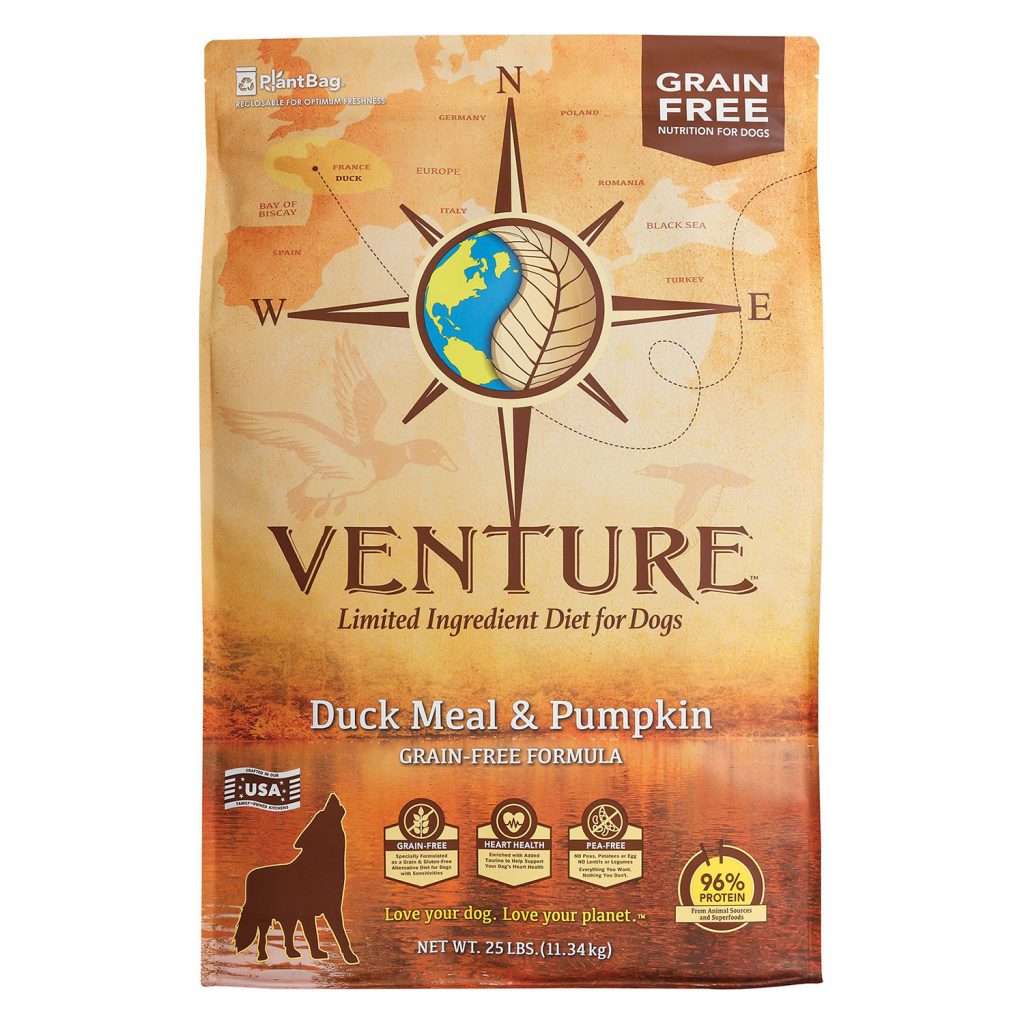 Earthborn Holistic Venture Limited Ingredient Grain-Free Duck Meal & Pumpkin Dry Dog Food