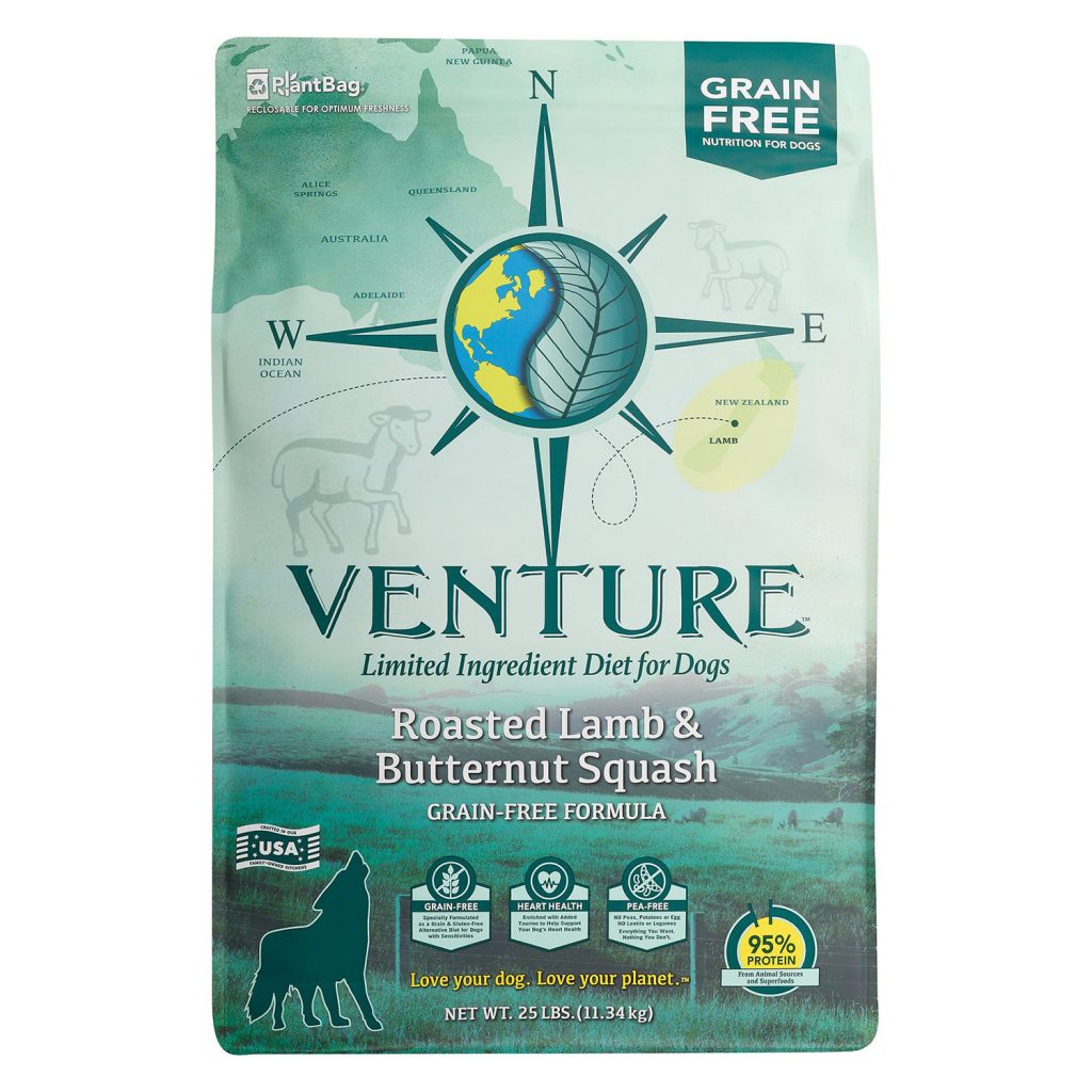 Earthborn Holistic Venture Limited Ingredient Grain-Free Roasted Lamb & Butternut Squash Dry Dog Food