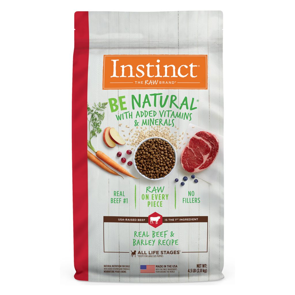Instinct Be Natural Real Beef & Barley Recipe Dry Dog Food