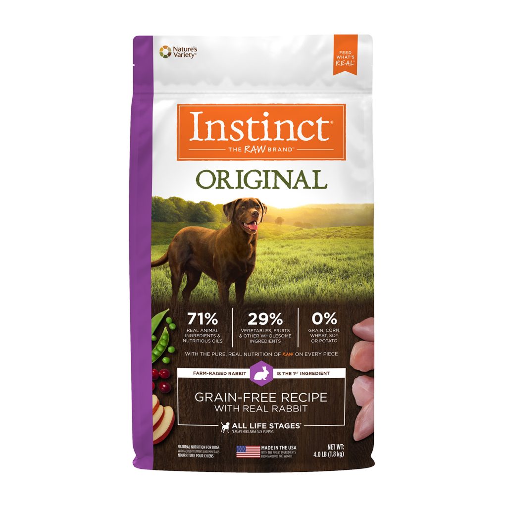 Instinct Original Grain-Free Recipe with Real Rabbit Dry Dog Food