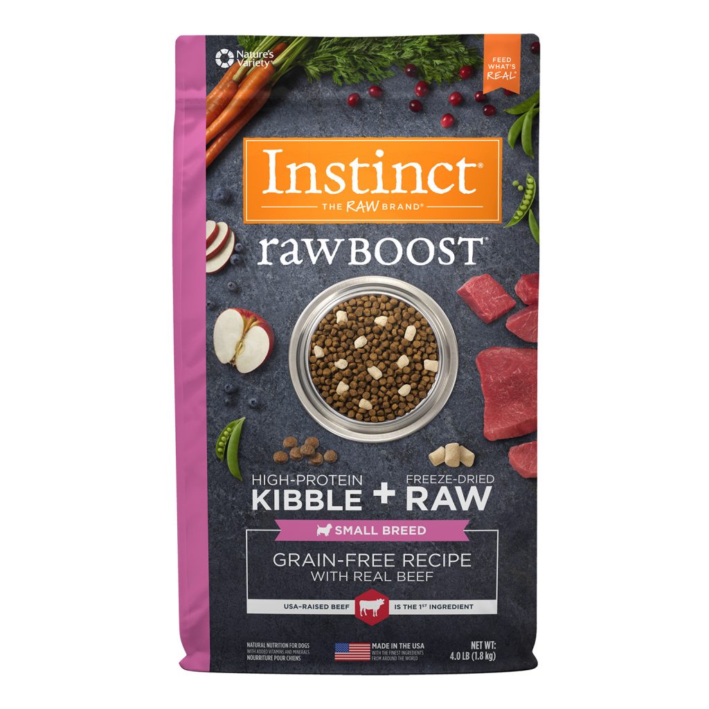 Instinct Raw Boost Grain-Free Recipe with Real Beef for Small Breed Dogs Dry Dog Food