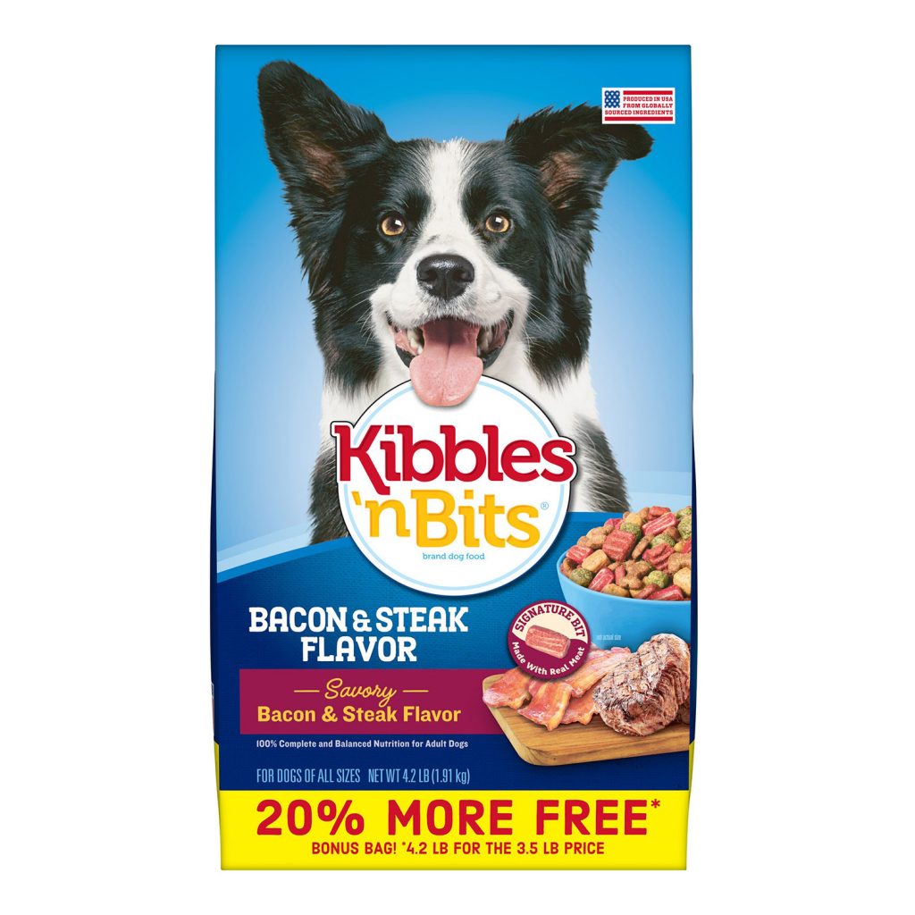 Kibbles n Bits Bacon & Steak Flavor Dry Dog Food