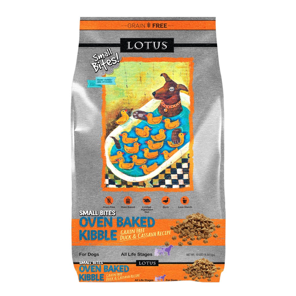 Lotus Oven Baked Small Bites Duck Recipe Dry Dog Food